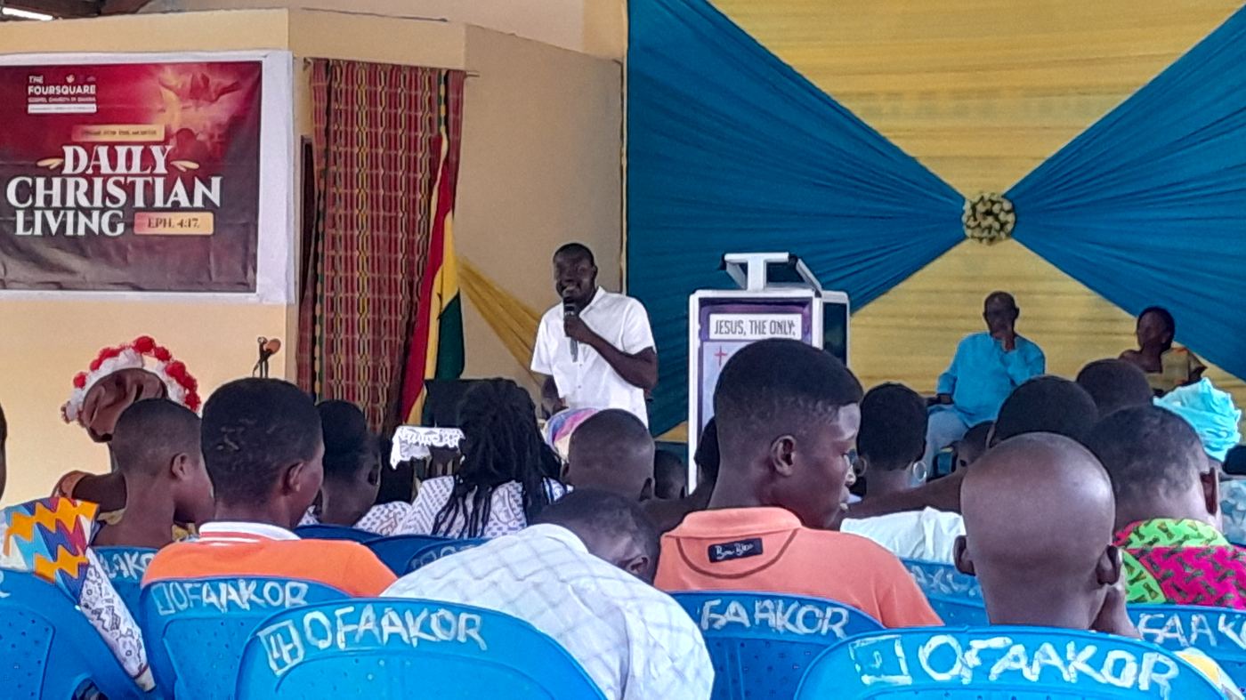 A children's mental health talk during a Children's Day event